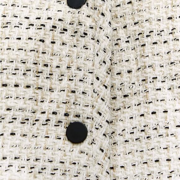 ZARA BLOGGER FAVORITE TEXTURED QUILTED JACKET - Picture 14 of 14